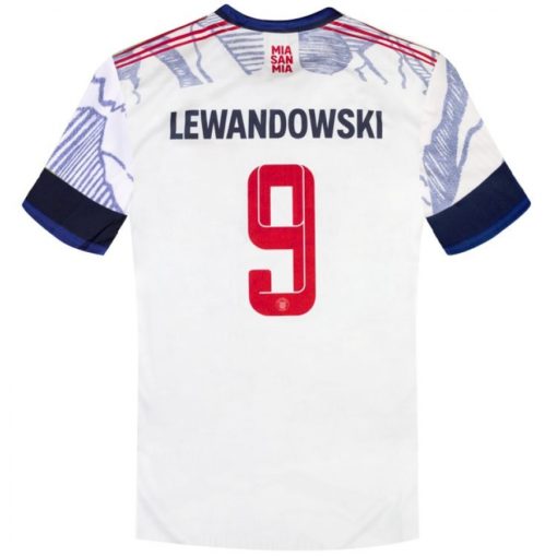 Detský dres Lewandowski Bayern Liga majstrov 2021-22 replika - meno a číslo