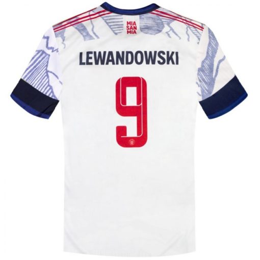 Dětský dres Lewandowski Bayern Liga mistrů 2021-22 replika - jméno a číslo