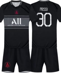Detský dres Messi PSG 2021-22 replika čierny