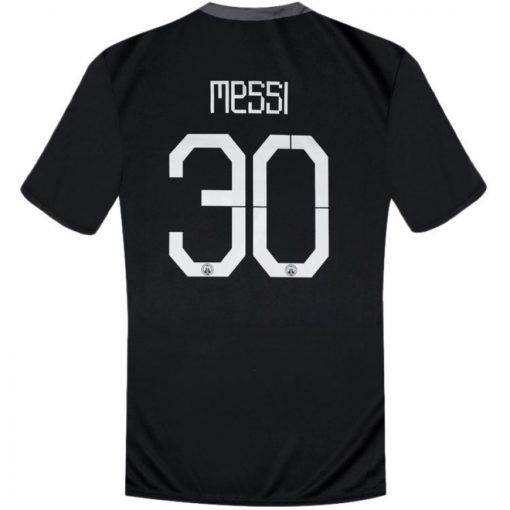 Detský dres Messi PSG 2021-22 replika čierny meno a číslo