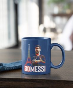 Hrnček Messi PSG 30 modrý