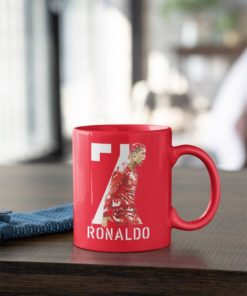 Hrnček Ronaldo 7 červený