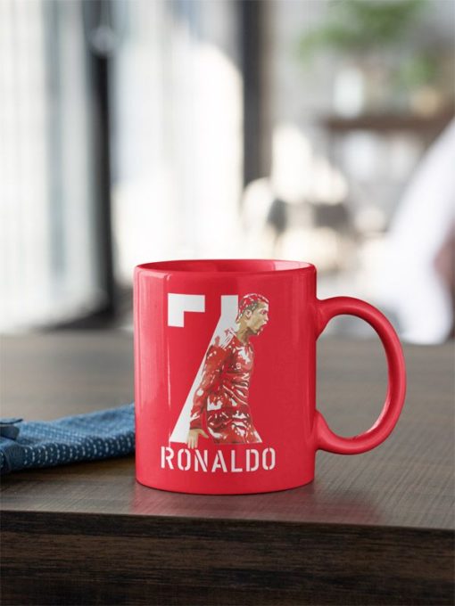 Hrnček Ronaldo 7 červený