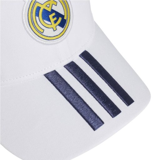 Kšiltovka Real Madrid Adidas bílo-černá pásy