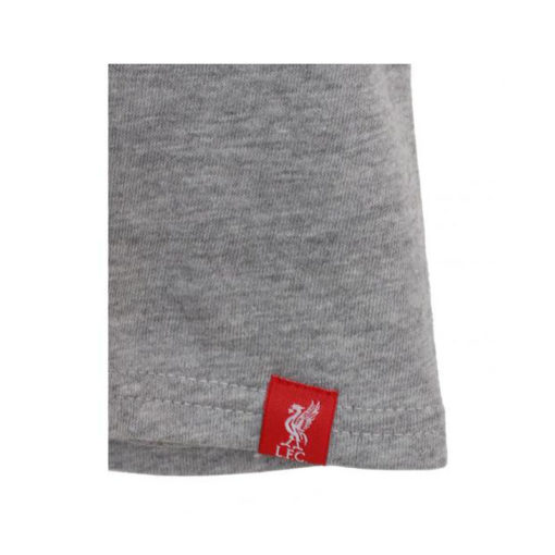 Tričko Liverpool s veľkým logom šedé