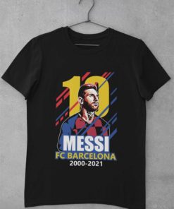 Tričko Messi Barcelona 10 let černé