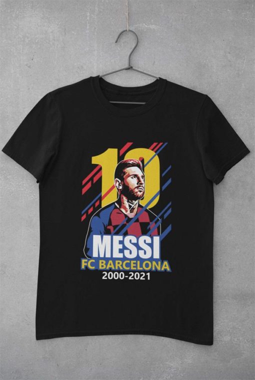 Tričko Messi Barcelona 10 rokov čierne