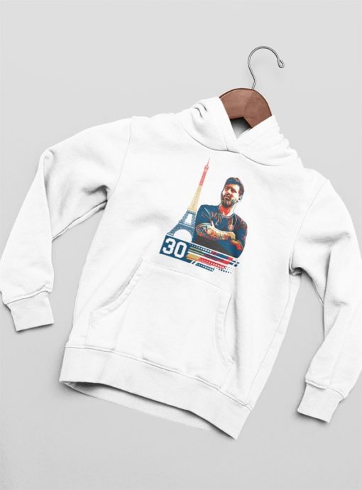 mikina messi psg 30 bílá 1