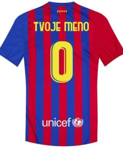 Dětský dres FC Barcelona 21-22 replika s možností potisku jména a čísla