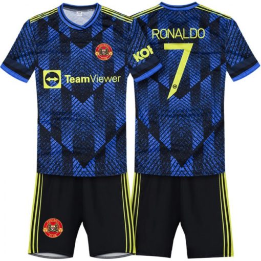 Dětský dres Ronaldo Man United 2021 modrý
