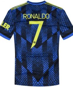 Dětský dres Ronaldo Man United 2021 modrý jméno a číslo