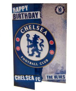 Narozeninová karta Chelsea FC The Blues s logem