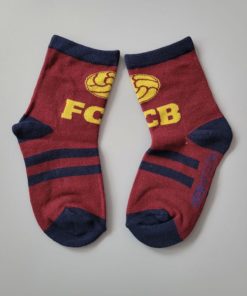 fc barcelona detske ponozky bordovo modre 2