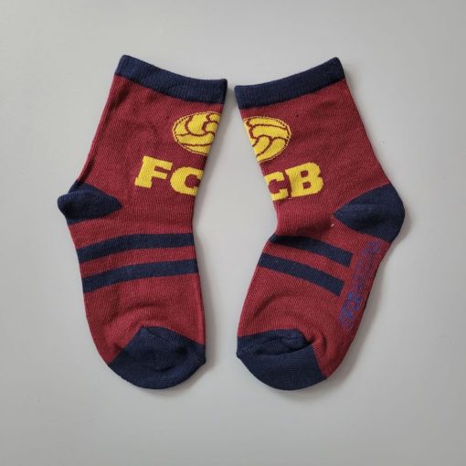 fc barcelona detske ponozky bordovo modre 2