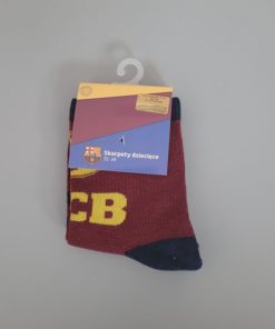 fc barcelona dětské ponožky bordově modré