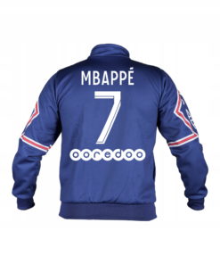Detská mikina Mbappe PSG 21-22 replika modrá meno a číslo