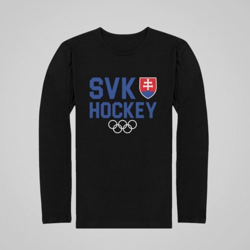 Dětské hokejové triko SVK Hockey dlouhý rukáv černé
