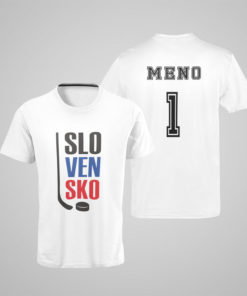 Hokejové tričko SLOVENSKO bílé