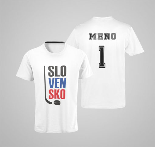 Hokejové tričko SLOVENSKO bílé