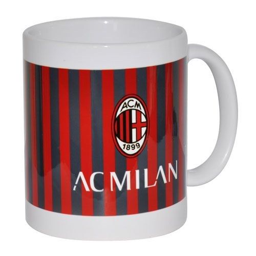 Hrnek AC Milan červený a černý s logem