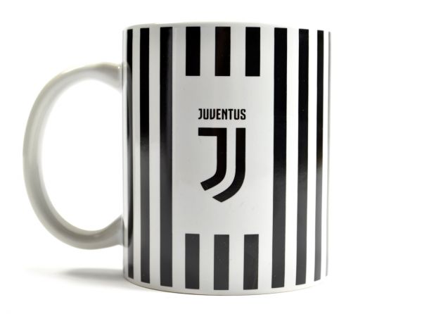 Hrnek Juventus Deco černobílý