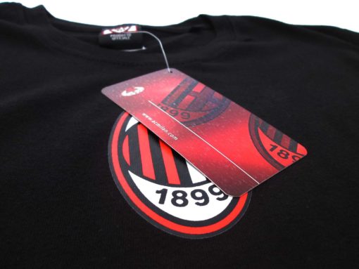 Tričko AC Miláno čierne s logom
