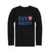 tricko s dlhym rukavom svk hockey cierne