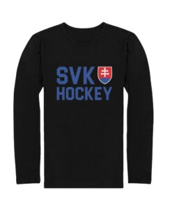 tricko s dlhym rukavom svk hockey cierne