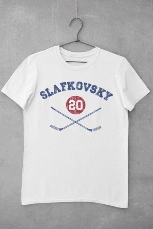 Hokejové Tričko Slafkovsky biele