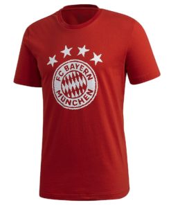 Triko Bayern Adidas Tee červené