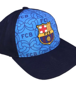 Detská šiltovka FC Barcelona s logom bledomodrá