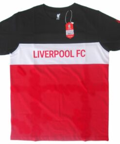 Tričko Liverpool FC čierno-bielo-červené LFC