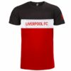 Tričko Liverpool FC čierno-bielo-červené