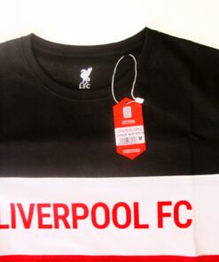 Tričko Liverpool FC čierno-bielo-červené s visačkou