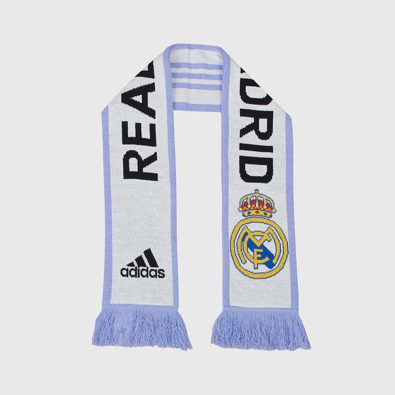 Šála Adidas Real Madrid bílo-fialová s logem - Image 2