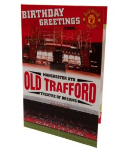 3D karta Manchester Utd k narozeninám