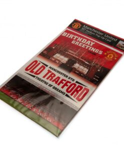 3D karta Manchester Utd k narodeninám v obálke