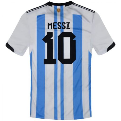 Detský dres Messi Argentína 2022-23 replika číslo 10