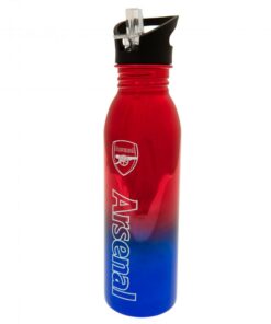Fľaša Arsenal 700ml metallic červeno-modrá s logom