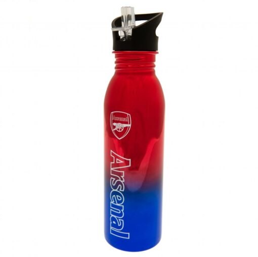 Fľaša Arsenal 700ml metallic červeno-modrá s logom