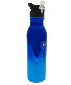 Fľaša Chelsea 700ml metallic modrá s logom