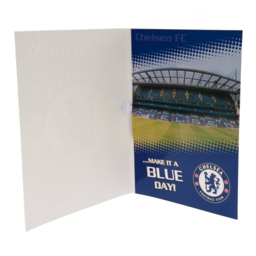 Hudební karta Chelsea k narozeninám Make it a Blue Day