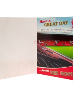 Hudební karta Liverpool k narozeninám stadion