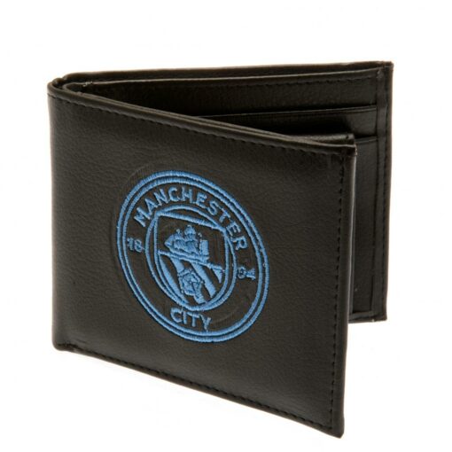 Kožená peňaženka Manchester City FC s modrým logom