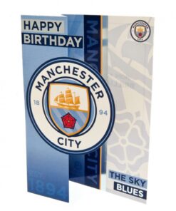Narodeninová Karta Manchester City The Sky Blues