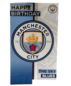 Narodeninová Karta Manchester City s logom