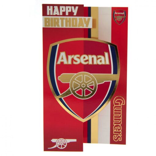Narozeninová karta Arsenal s logem
