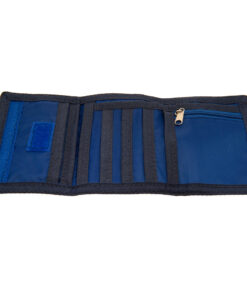 Peňaženka Chelsea modrá na suchý zips 7 priehradiek