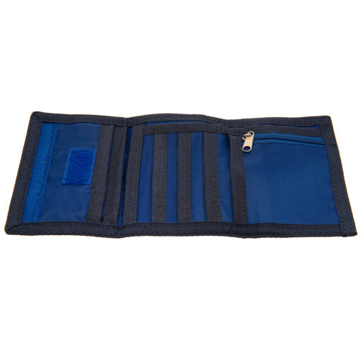 Peňaženka Chelsea modrá na suchý zips 7 priehradiek
