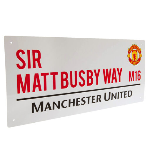 Plechová ceduľa Manchester United M16